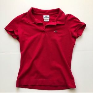 Bright magenta authentic Lacoste Polo